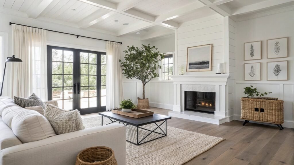 Stunning Picturesque Farmhouse Living Room Ideas Full of Character to Elevate Your Decor