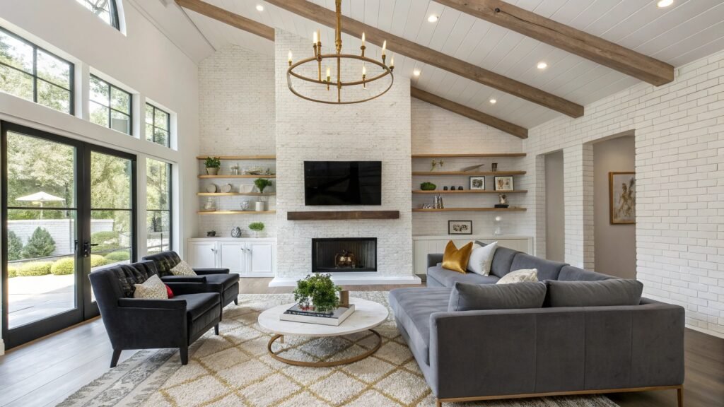 Stunning Picturesque Farmhouse Living Room Ideas Full of Character to Elevate Your Decor