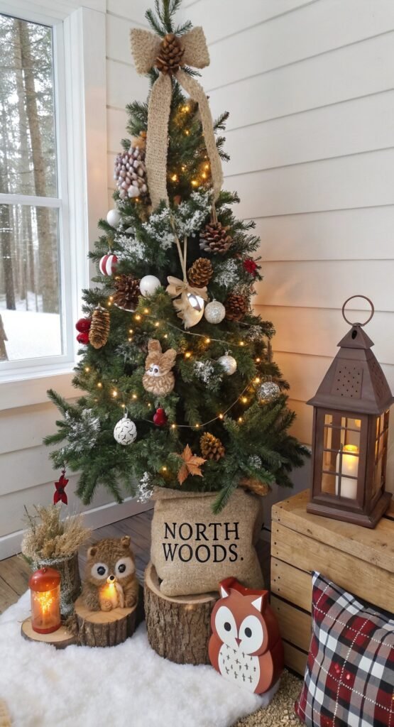 Weathered-Luxe Farmhouse Christmas Trees Ideas to Bring Authentic Country Charm Home This Season
