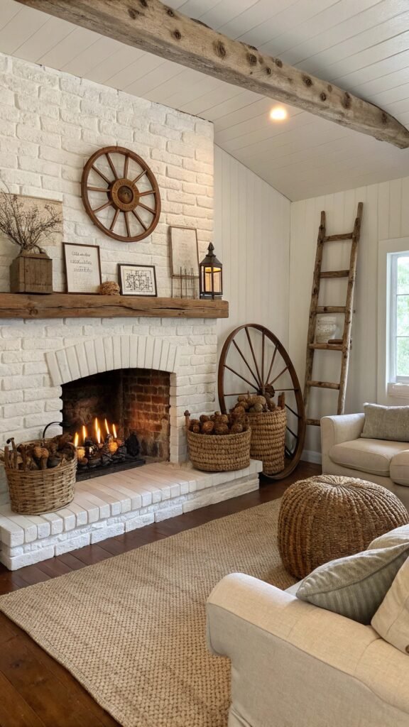 Cozy Retreat Vibes: Stunning Farmhouse Fireplace Ideas to Warm Your Heart and Home