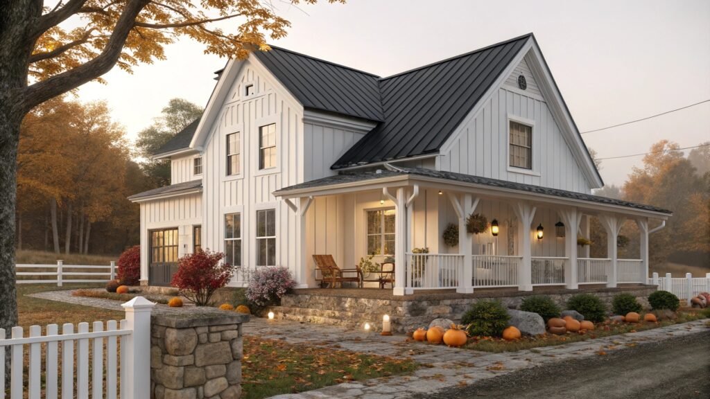 Bold Farmhouse Exterior Designs Ideas That Break Away from Cookie-Cutter Looks
