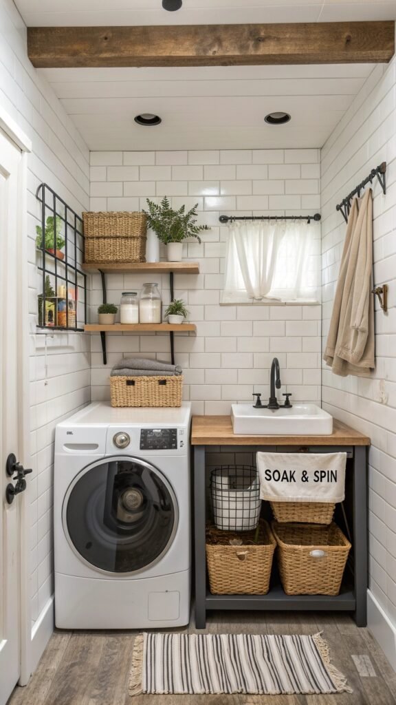 Small Farmhouse Bathroom Ideas: Blend Vintage Appeal with Contemporary Comfort in Any Size Space