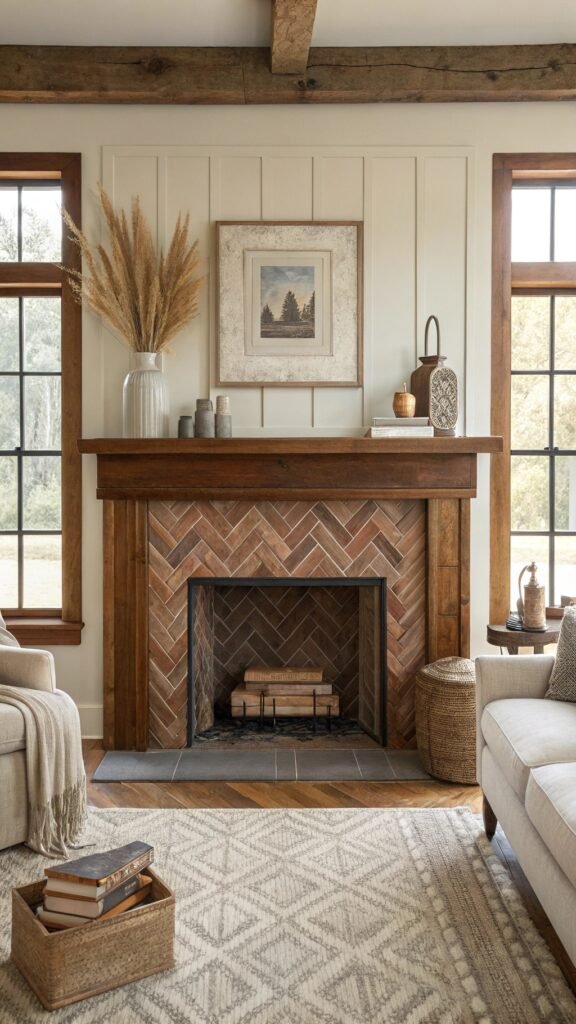 Cozy Retreat Vibes: Stunning Farmhouse Fireplace Ideas to Warm Your Heart and Home