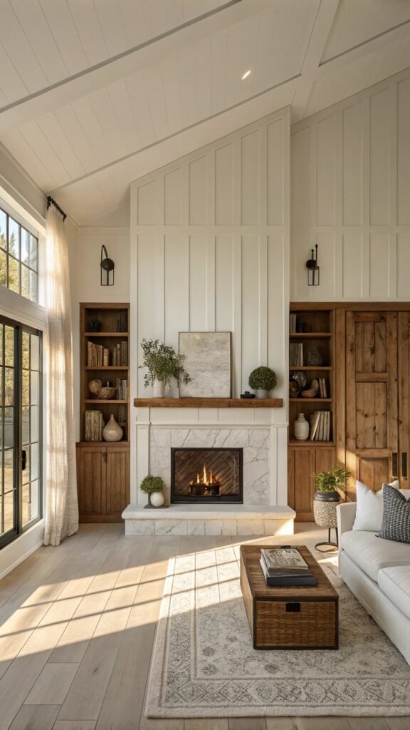 Cozy Retreat Vibes: Stunning Farmhouse Fireplace Ideas to Warm Your Heart and Home