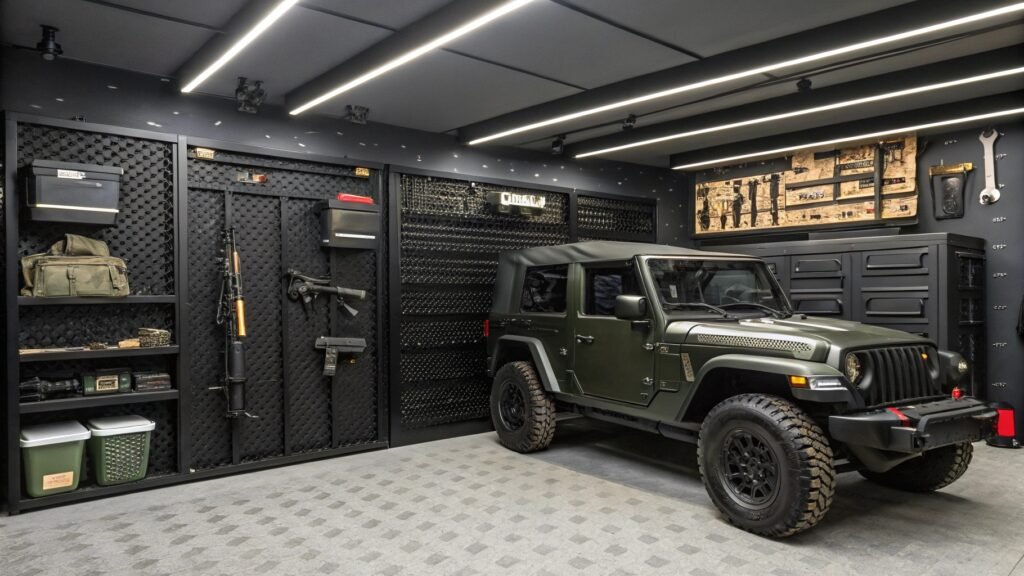 21 Daring Black Garage Interior Wall Ideas for a Bold Upgrade