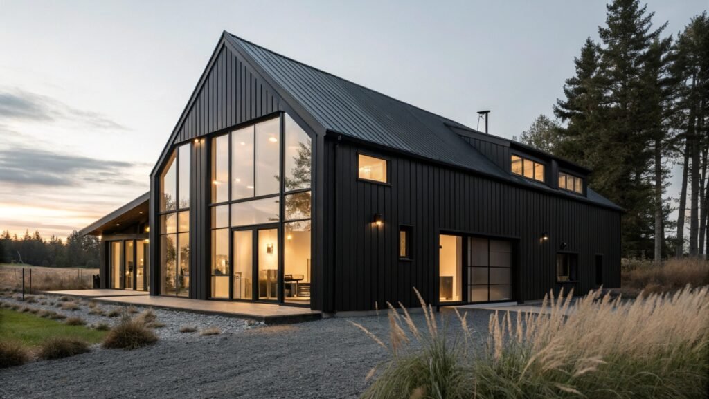 19 Daring Modern Black Farmhouse Designs That Break the Mold