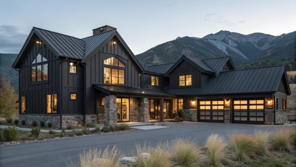 19 Daring Modern Black Farmhouse Designs That Break the Mold