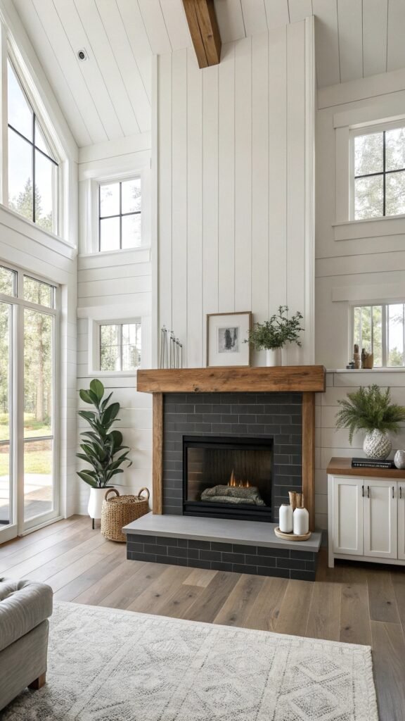 Cozy Retreat Vibes: Stunning Farmhouse Fireplace Ideas to Warm Your Heart and Home