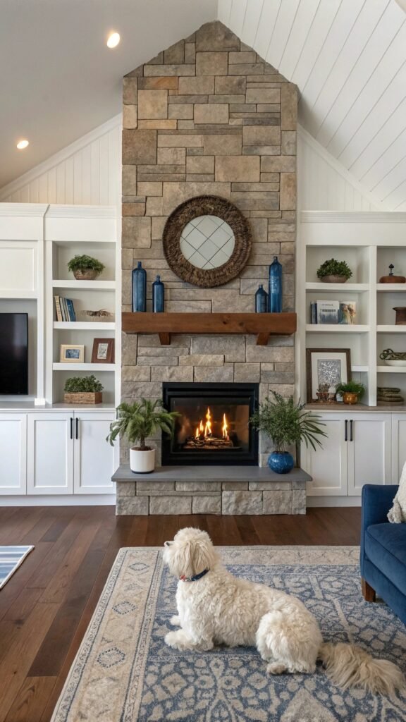Cozy Retreat Vibes: Stunning Farmhouse Fireplace Ideas to Warm Your Heart and Home