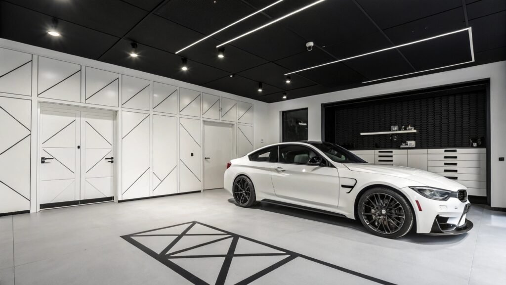 21 Daring Black Garage Interior Wall Ideas for a Bold Upgrade