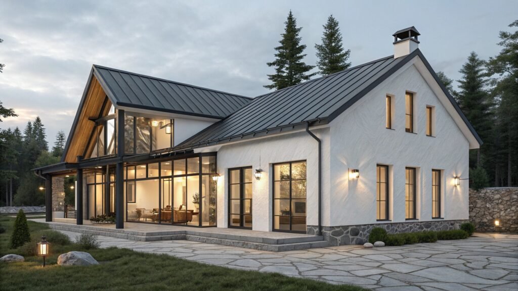 Bold Farmhouse Exterior Designs Ideas That Break Away from Cookie-Cutter Looks