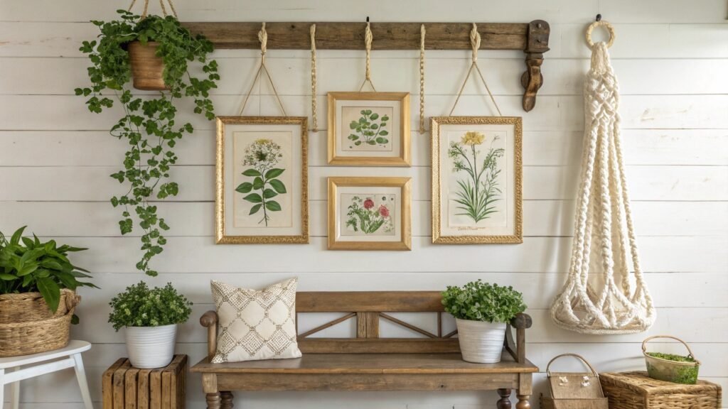 19 Lush Farmhouse Wall Decor Ideas That Add Character & Charm