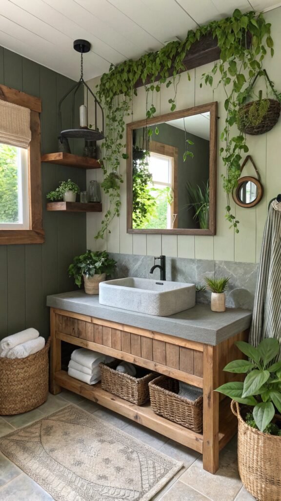 Small Farmhouse Bathroom Ideas: Blend Vintage Appeal with Contemporary Comfort in Any Size Space