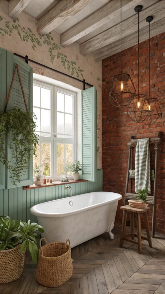 Small Farmhouse Bathroom Ideas: Blend Vintage Appeal with Contemporary Comfort in Any Size Space