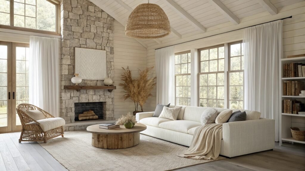 Stunning Picturesque Farmhouse Living Room Ideas Full of Character to Elevate Your Decor