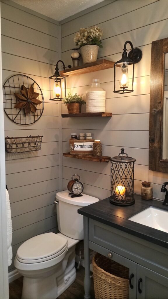 Small Farmhouse Bathroom Ideas: Blend Vintage Appeal with Contemporary Comfort in Any Size Space