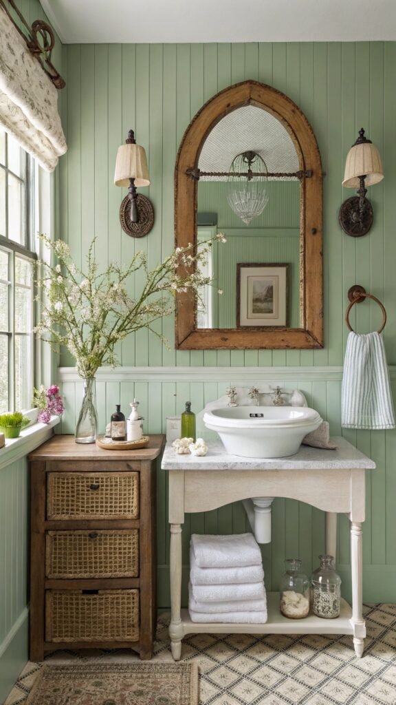 Small Farmhouse Bathroom Ideas: Blend Vintage Appeal with Contemporary Comfort in Any Size Space