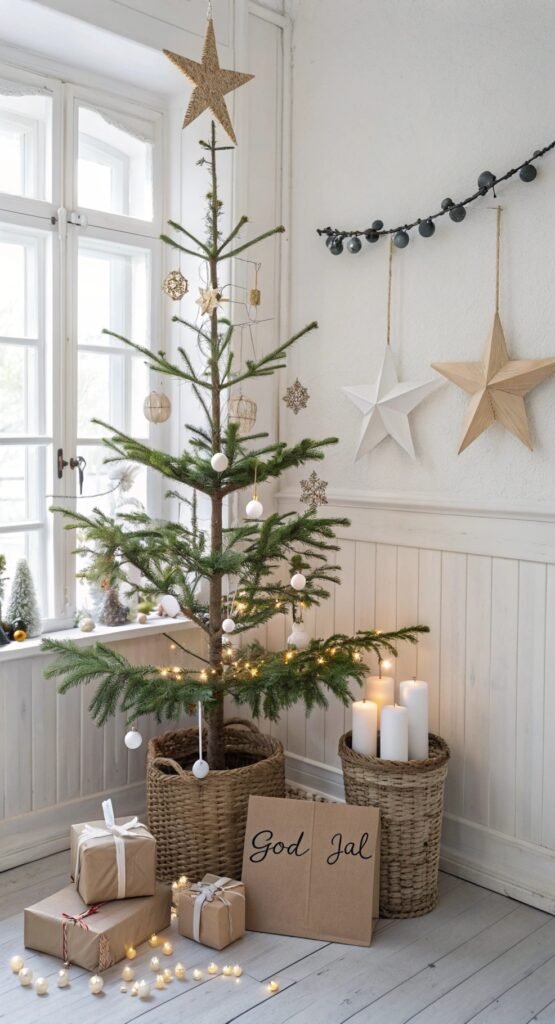 Weathered-Luxe Farmhouse Christmas Trees Ideas to Bring Authentic Country Charm Home This Season