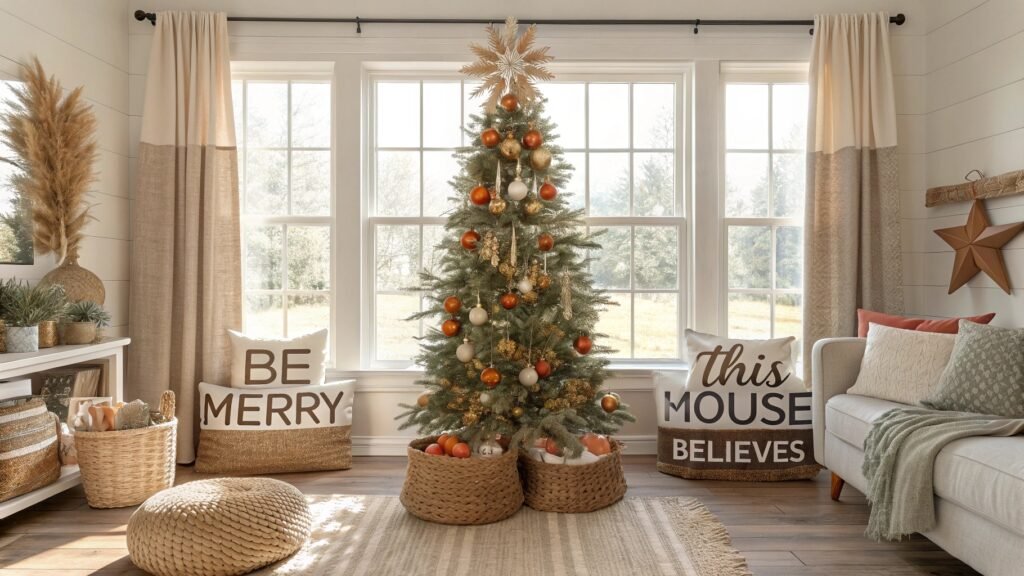 Farmhouse Christmas Décor Ideas That Bring Timeless Country Elegance Home