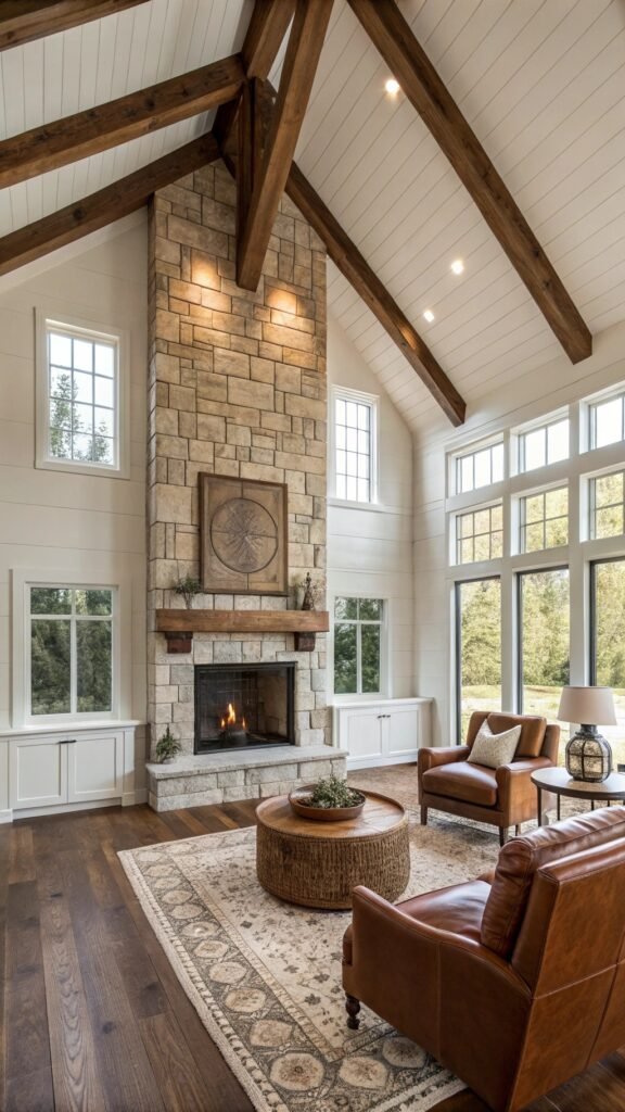 Cozy Retreat Vibes: Stunning Farmhouse Fireplace Ideas to Warm Your Heart and Home