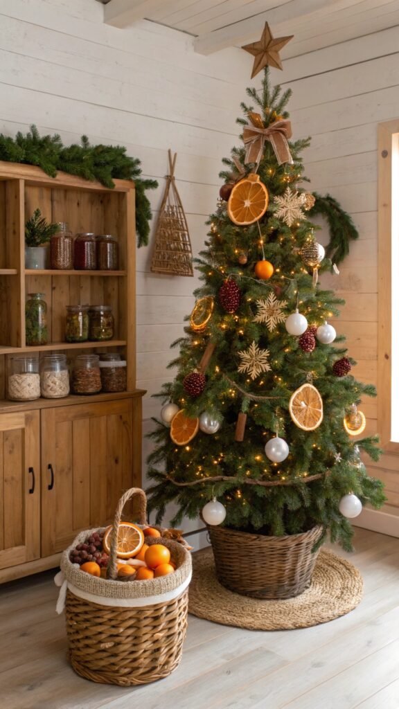 Weathered-Luxe Farmhouse Christmas Trees Ideas to Bring Authentic Country Charm Home This Season