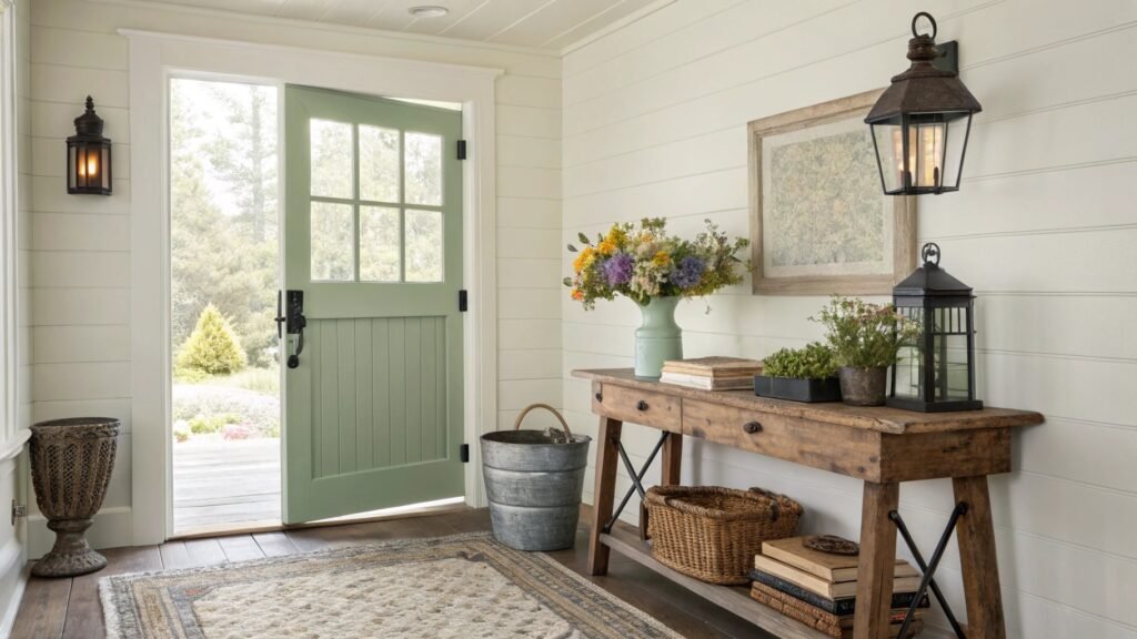 Radiant Farmhouse Entryway Ideas to Elevate Your Home's First Impression