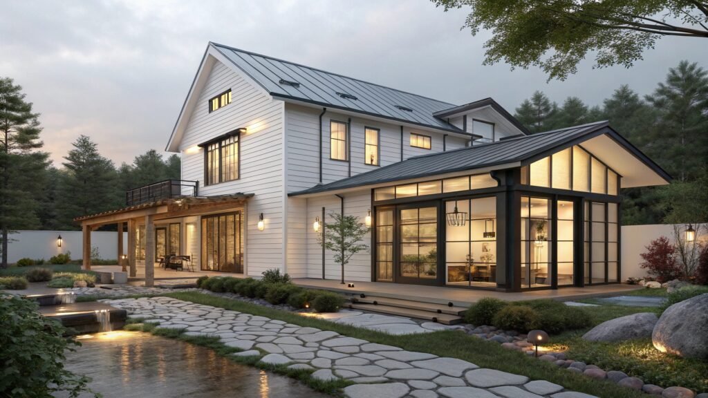 Bold Farmhouse Exterior Designs Ideas That Break Away from Cookie-Cutter Looks