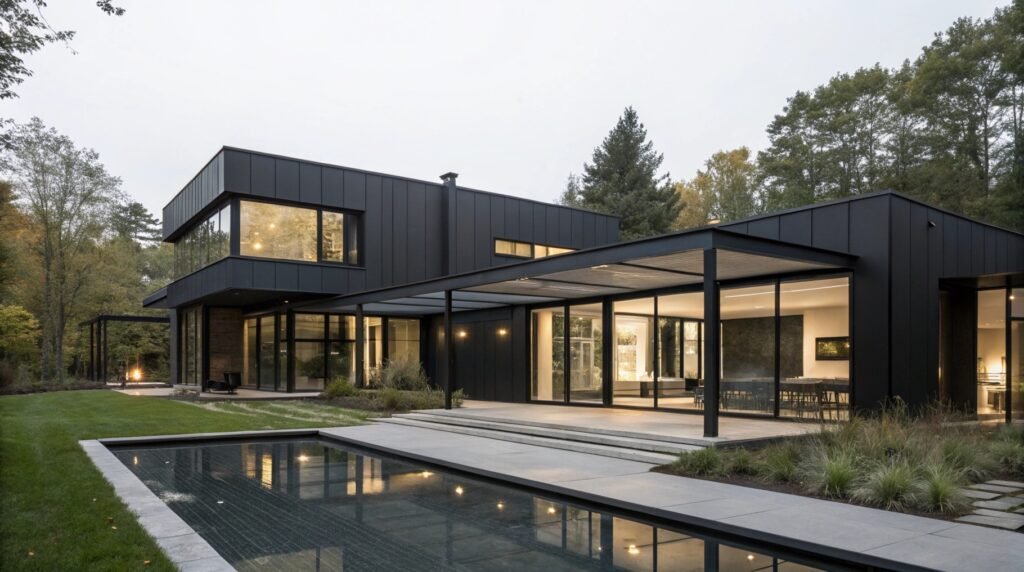 19 Daring Modern Black Farmhouse Designs That Break the Mold
