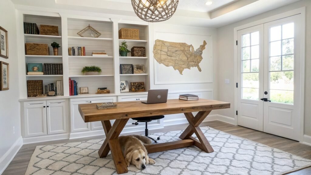 Invitingly Gritty Farmhouse Office Ideas That Master the Raw Yet Refined Aesthetic