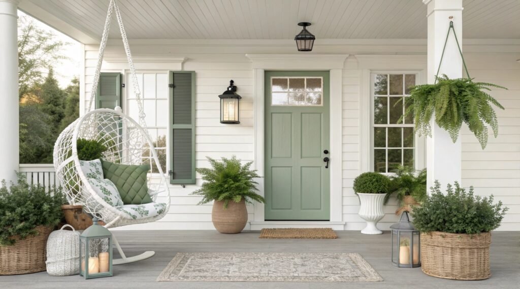 Farmhouse Porch Ideas That Bring Tranquil Country Living to Your Doorstep