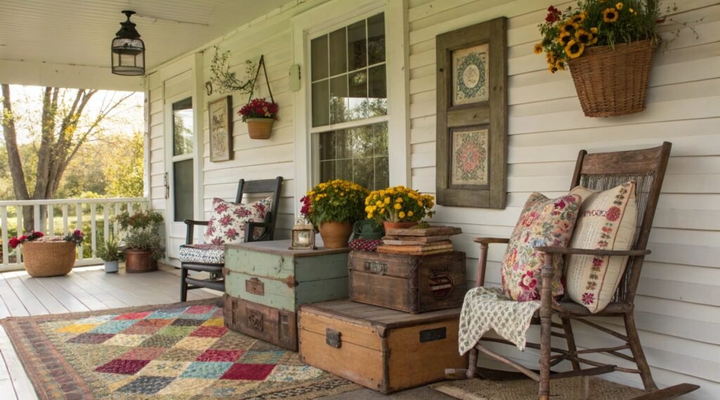 Farmhouse Porch Ideas That Bring Tranquil Country Living to Your Doorstep