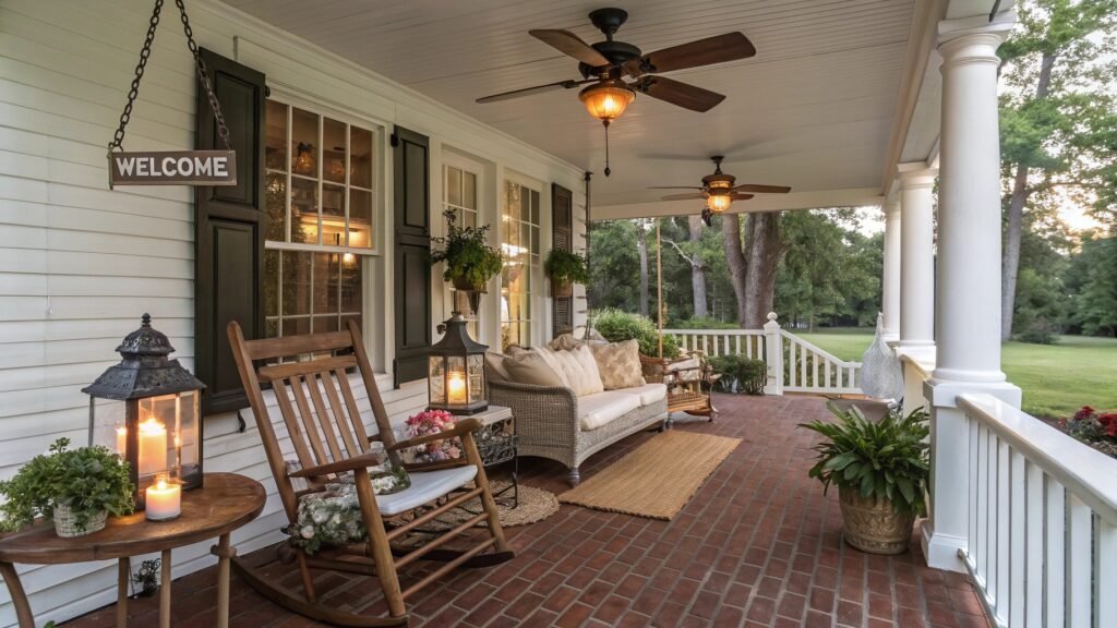Farmhouse Porch Ideas That Bring Tranquil Country Living to Your Doorstep