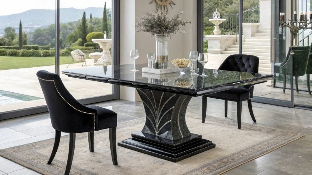 How Black Dining Table Ideas Can Instantly Elevate Your Interior Aesthetic