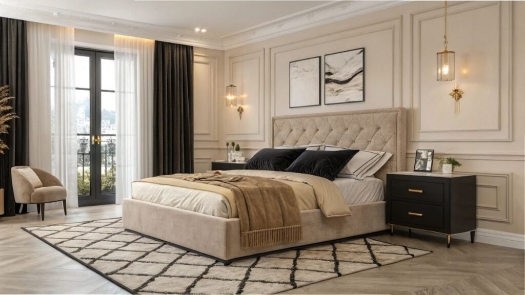 Beige and Black Bedroom Ideas That Create Stunning Visual Impact