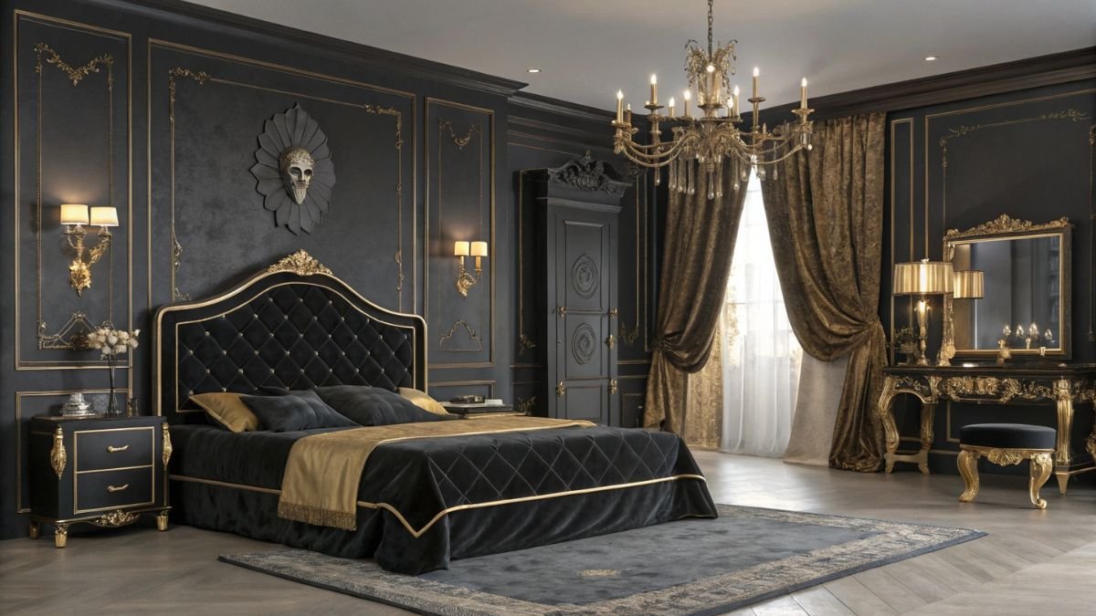 Gothic Bedroom Interior Ideas That Embrace Elegance, Drama, and Timeless Style Gothic Bedroom Interior Ideas That Embrace Elegance, Drama, and Timeless Style