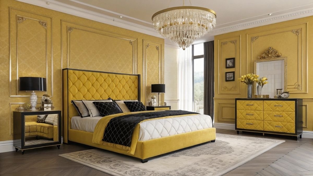 Yellow Bedroom Ideas to Design Your Dream Sunlit Sanctuary with Luxury and Style