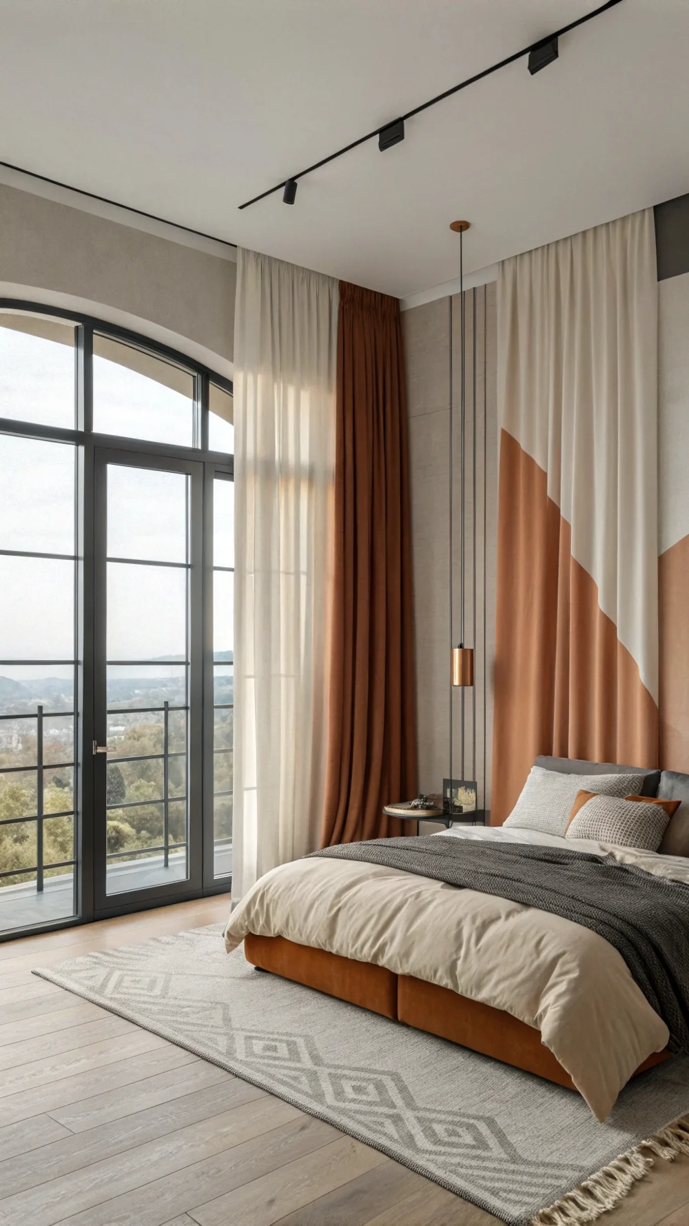 Asymmetrical Color Blocking