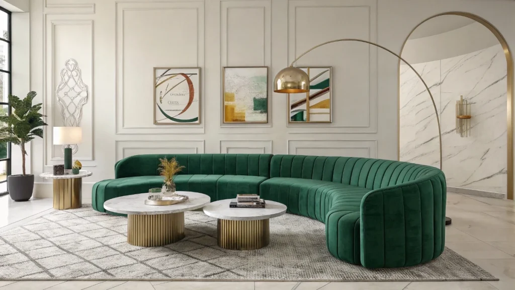 Curved Sectional Statement