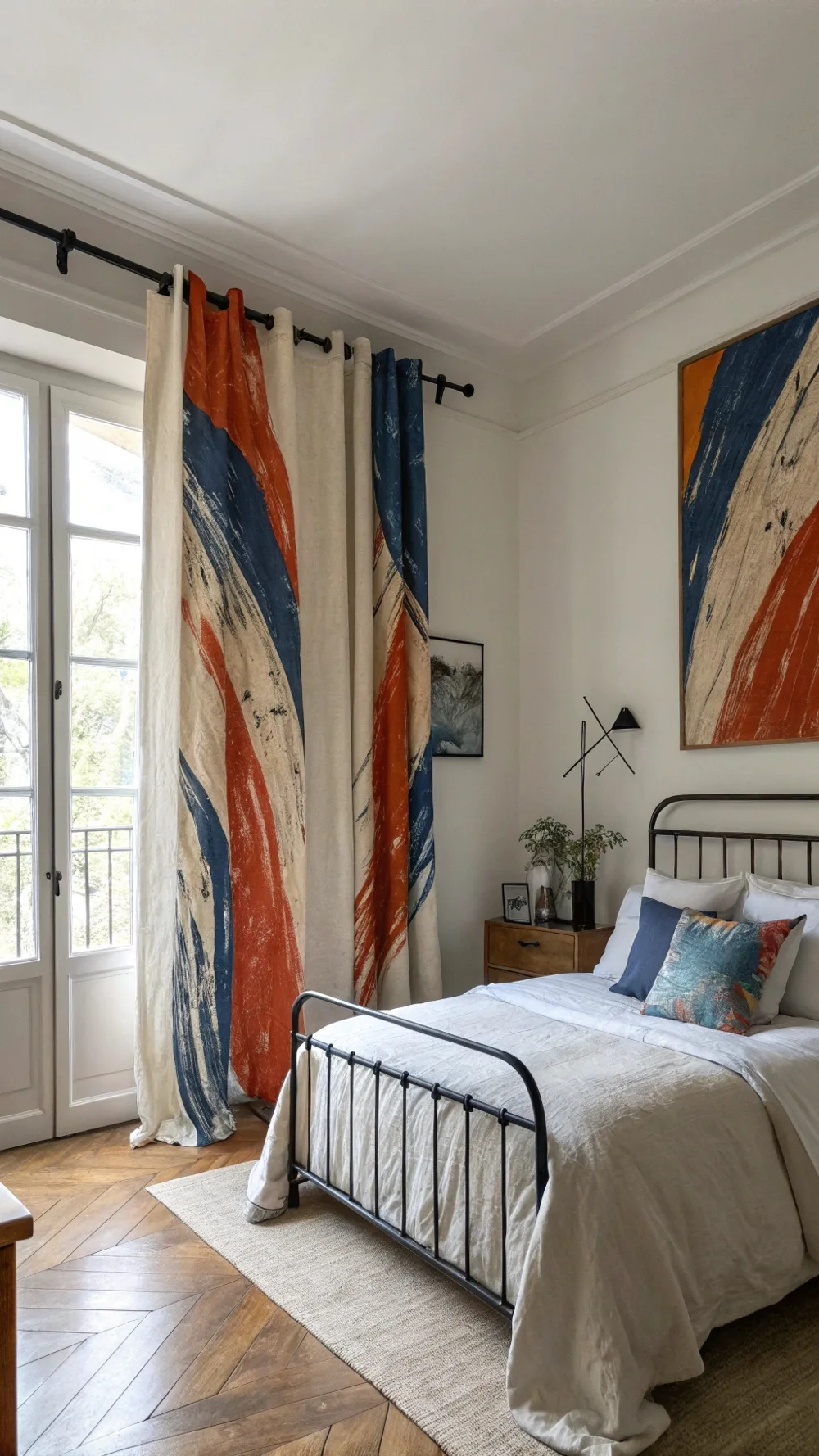 Hand-Painted Abstract Expressionist