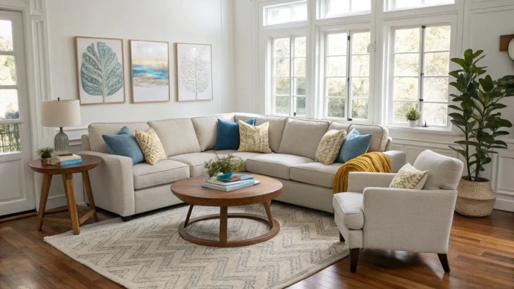 L-Shaped Conversation Corner