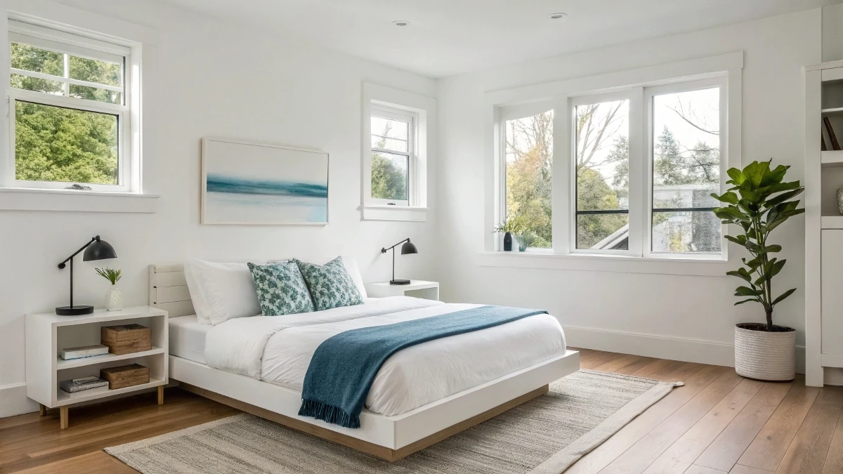 Minimalist Scandinavian Blue