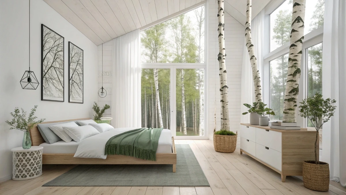 Minimalist Scandinavian Forest