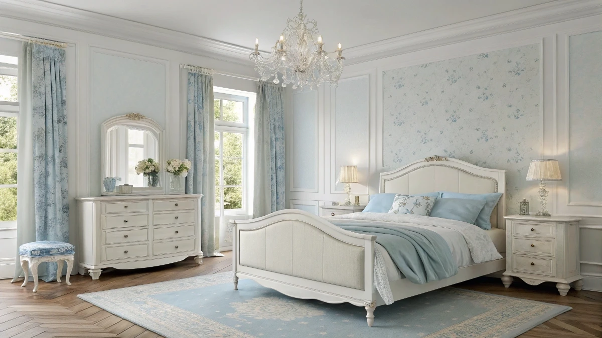 Powder Blue French Provincial