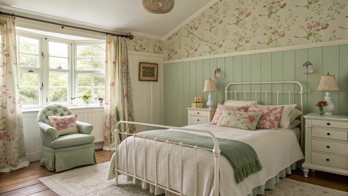 Sage Green Heritage Cottage Charm