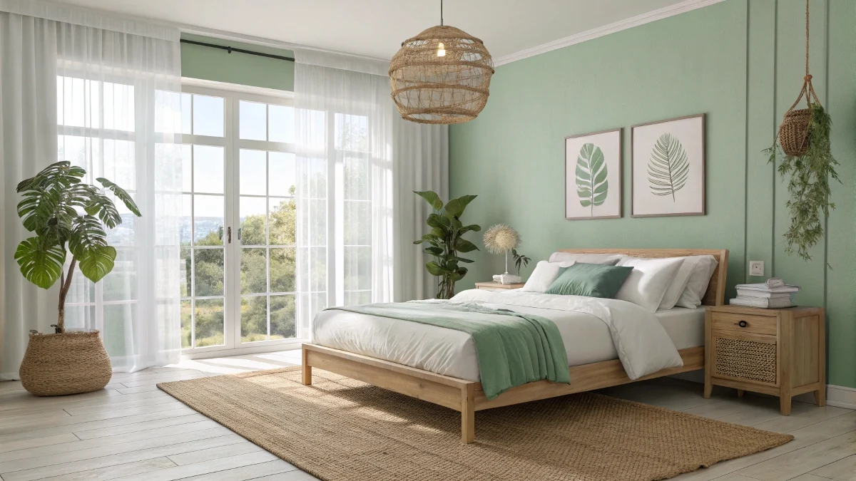 Sage & Rattan Modern Minimalist Retreat