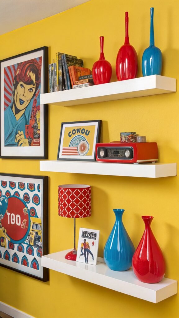 19 Ravishing Living Room Shelf Decor Ideas