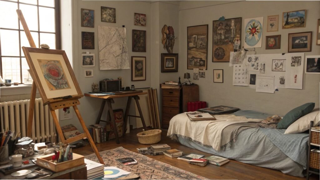 19 Eclectic Cluttered Bedroom Aesthetics Full of Personality