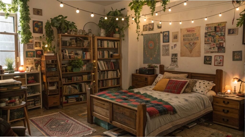 19 Eclectic Cluttered Bedroom Aesthetics Full of Personality
