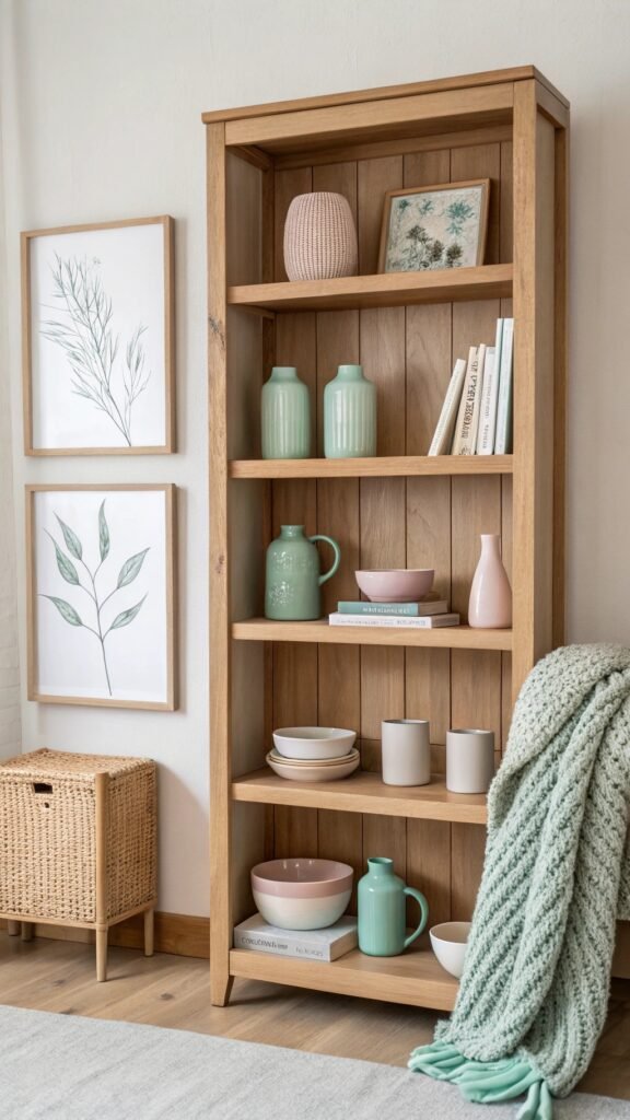 19 Ravishing Living Room Shelf Decor Ideas
