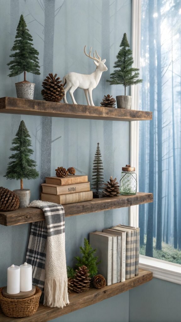 19 Ravishing Living Room Shelf Decor Ideas
